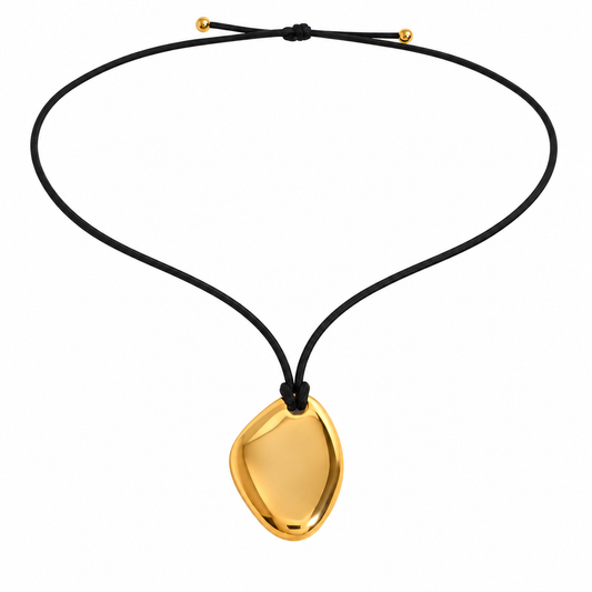 Hyacinth Leather Necklace