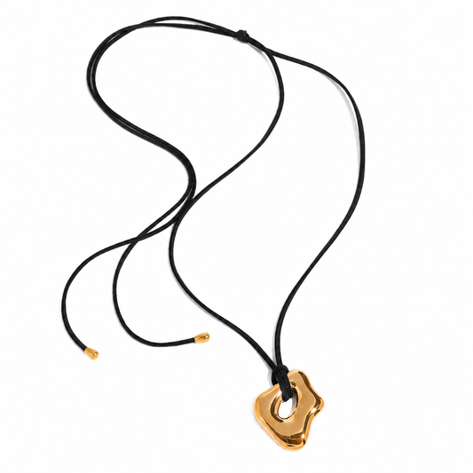 Begonia Leather Necklace