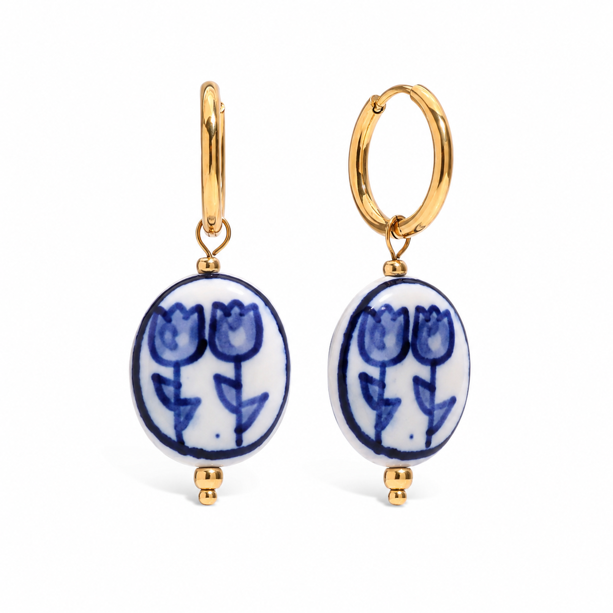 "Tulip" Pendant Earrings