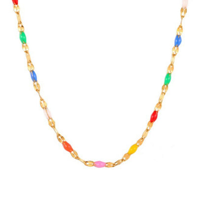"Arizonia Poppy" Bohemian  Necklace