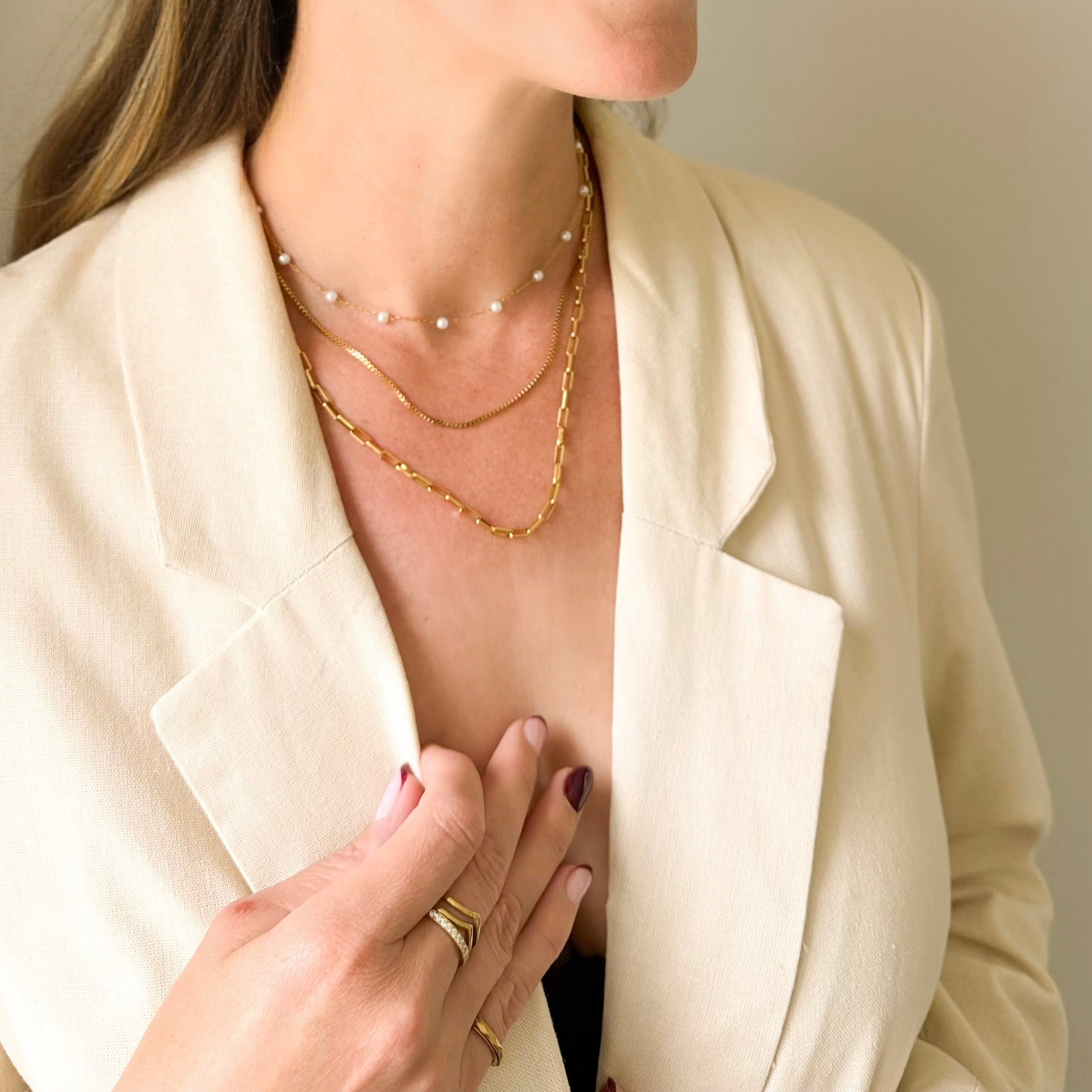 "Amaryllis" Pearl Necklace