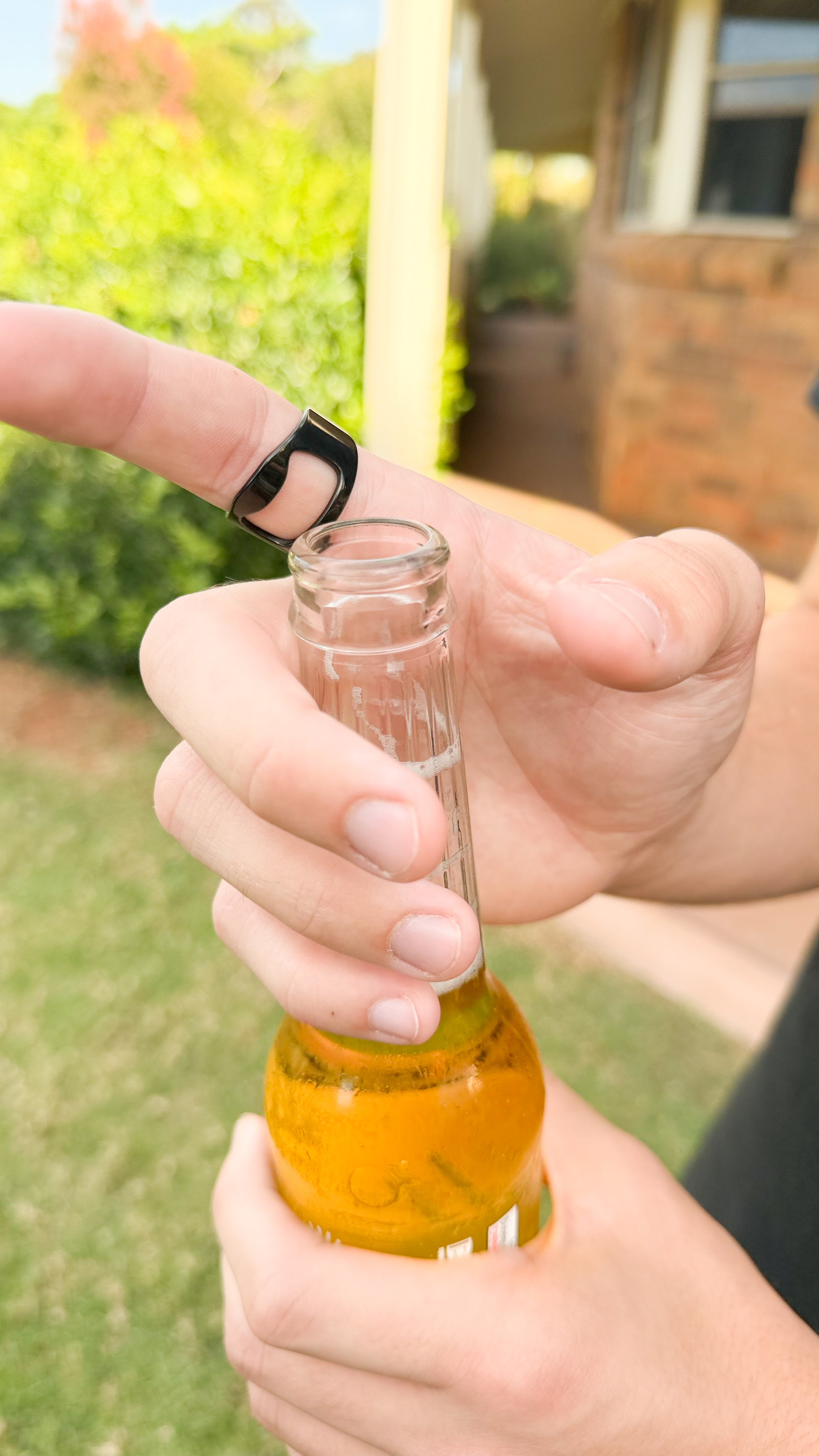 "Hemlock" Bottle Opener Ring