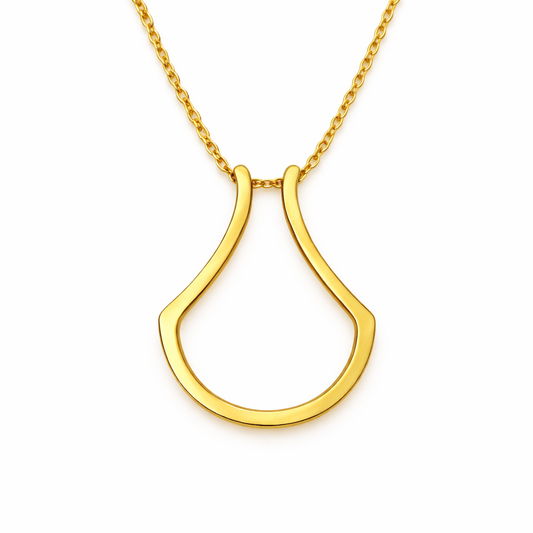 Amaryllis Ring Keeper Necklace