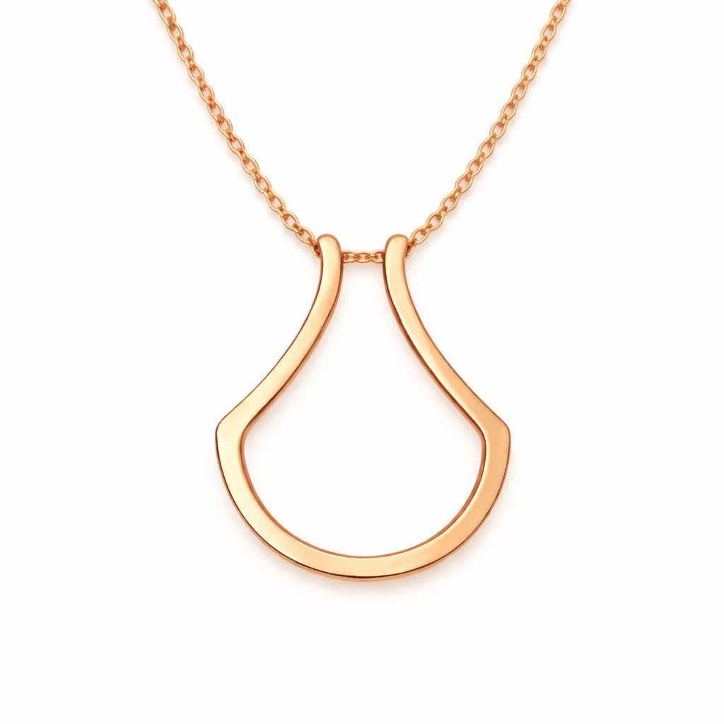 Amaryllis Ring Keeper Necklace