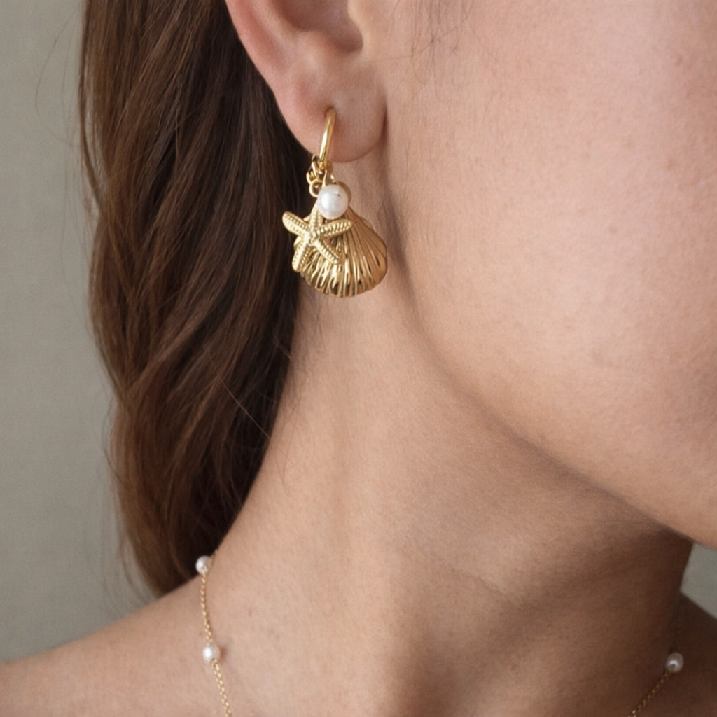 "Bluestar" Adornment Earrings