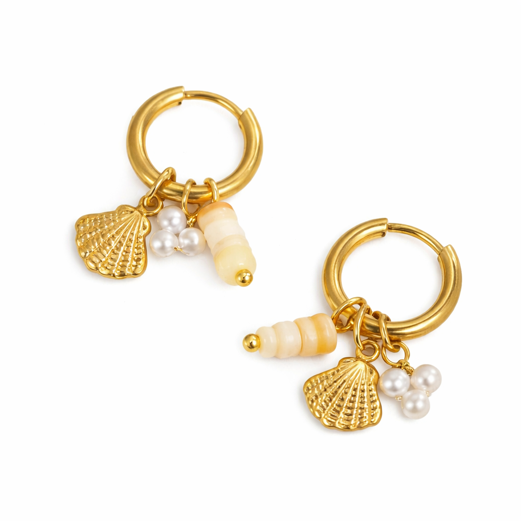 "White Poppy" Earrings