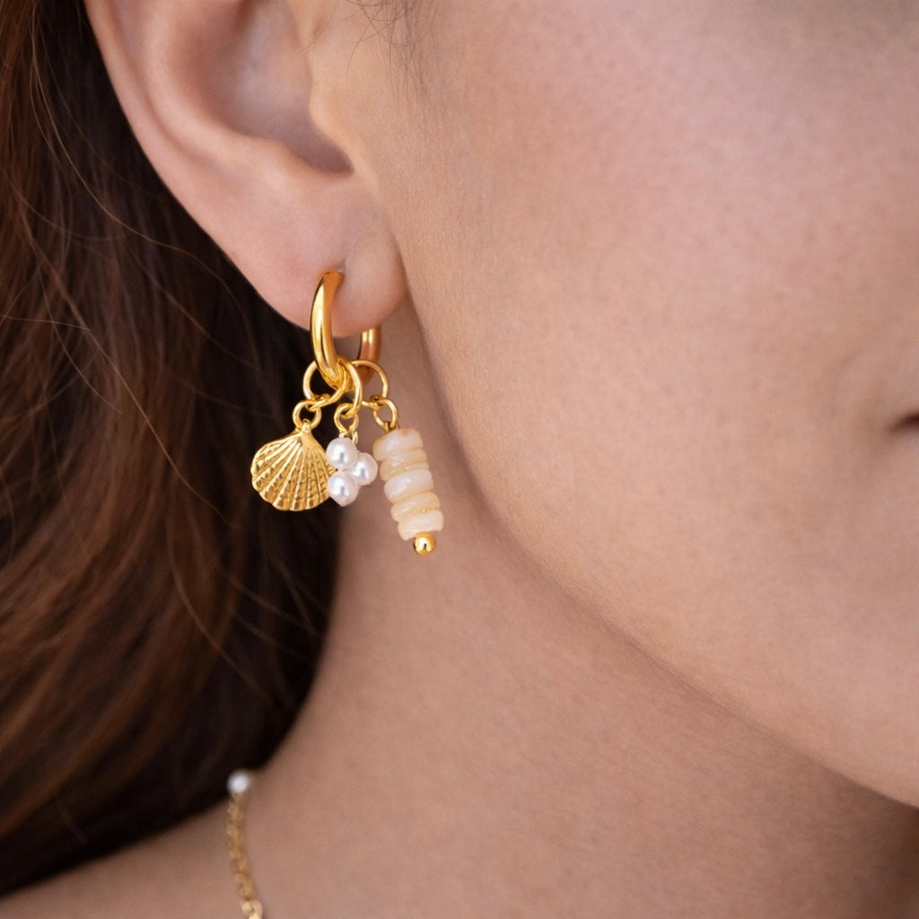 "White Poppy" Earrings