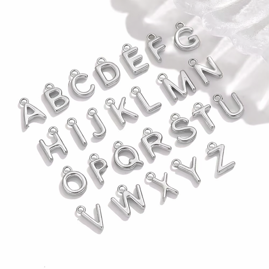 Waterproof Hypoallergenic initial pendants 