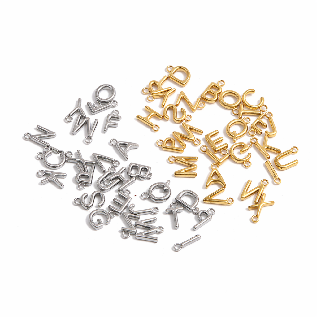 "Gerbera" Initial Pendants (add on's for your Initial necklace or bracelet)