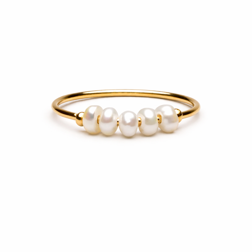 "Aspen Daisy" Pearl Ring