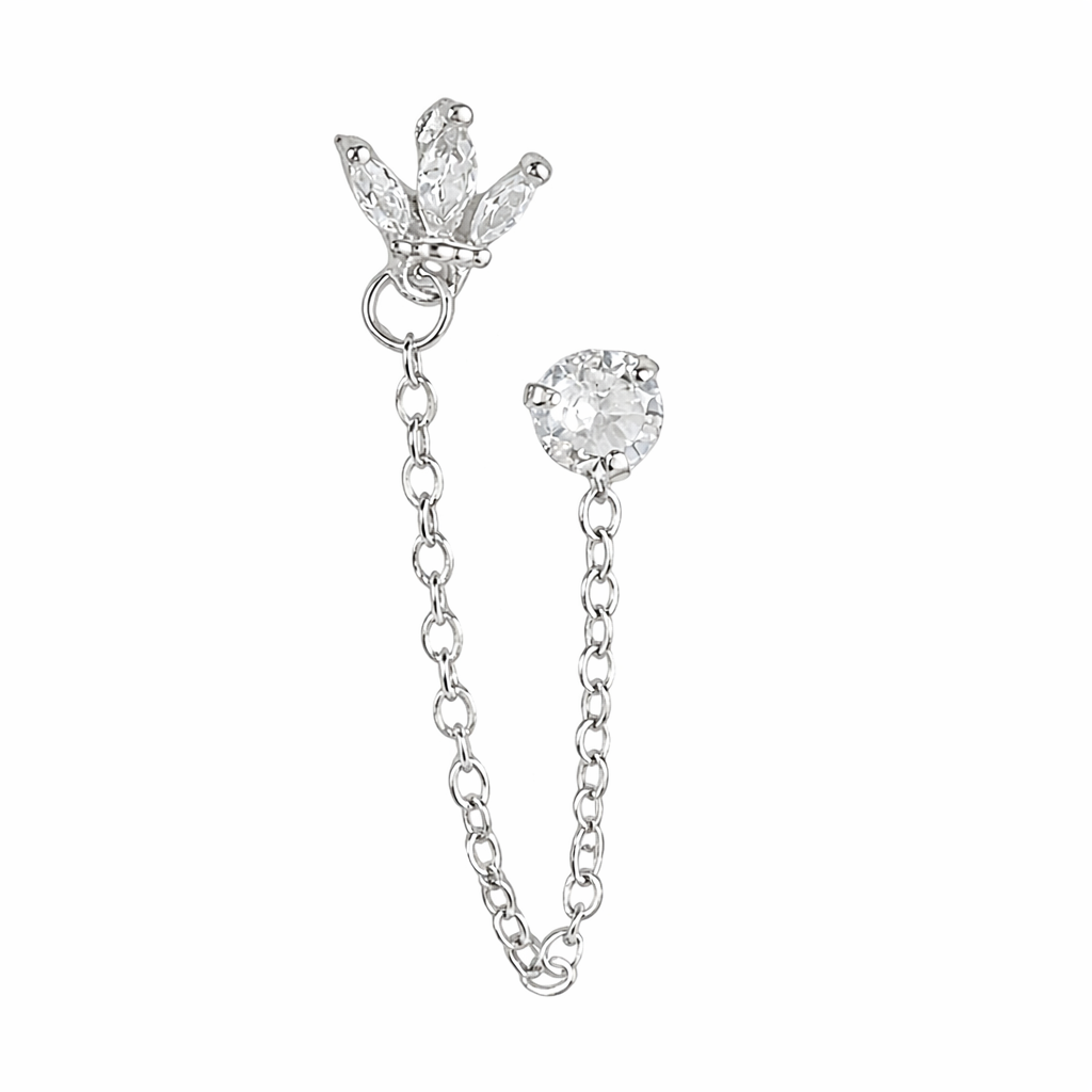 "Daisy-Chain" Helix Earring