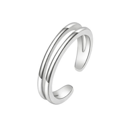 Waterproof hypoallergenic Adjustable Ring