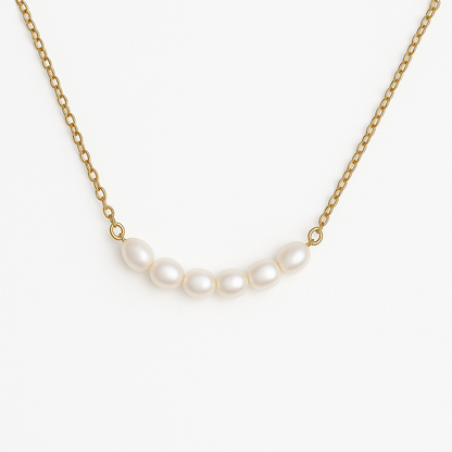 "White Pearls" Pendant Necklace