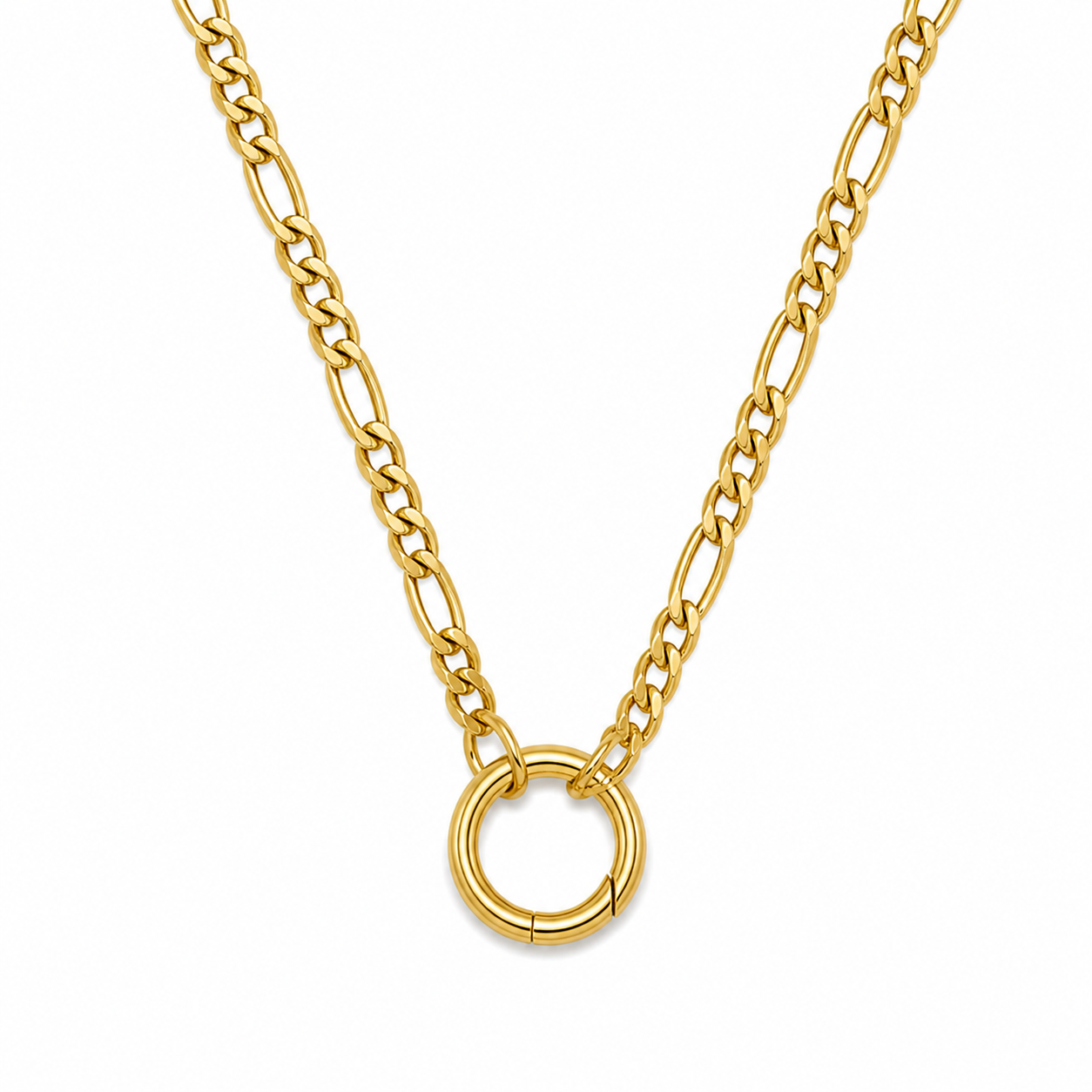 "Oriental Lily" Spring Buckle Necklace