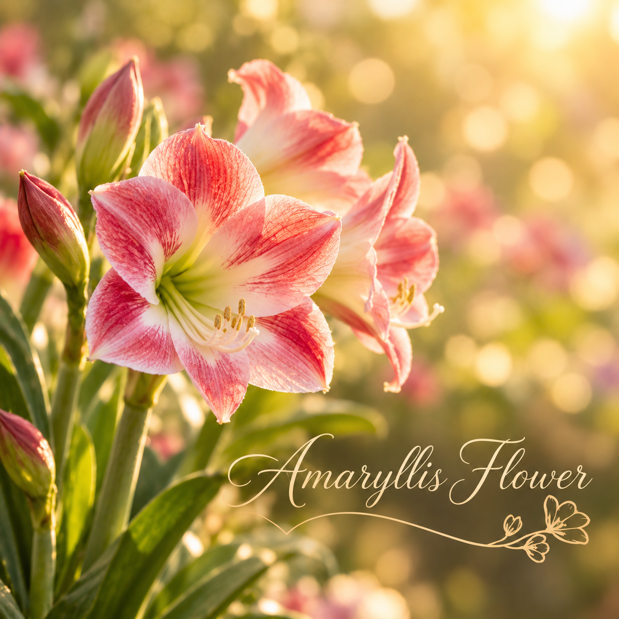 Amaryllis Pendant Earrings