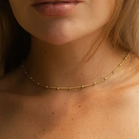 "Gerbera" Initial Necklace