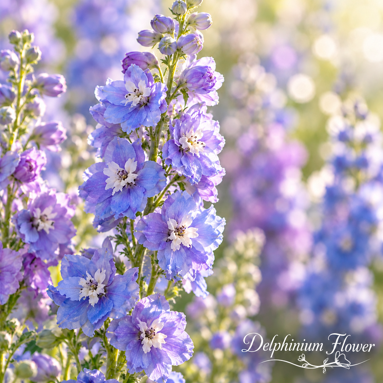 Delphinium Necklace