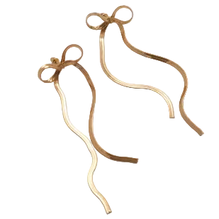 "Orchid" Bow Earrings