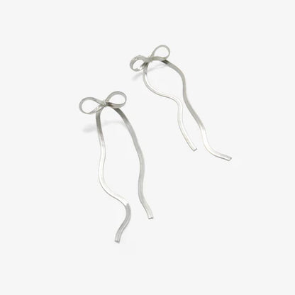 "Orchid" Bow Earrings