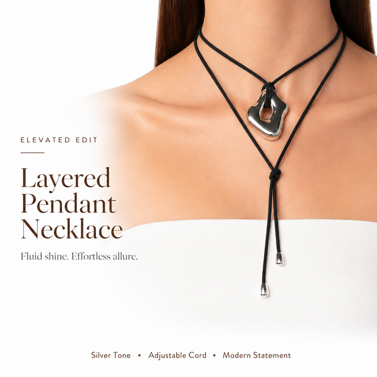 Begonia Leather Necklace