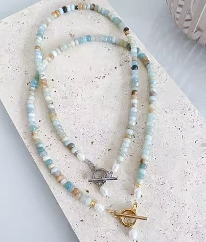 "Carnation" Bead Necklace