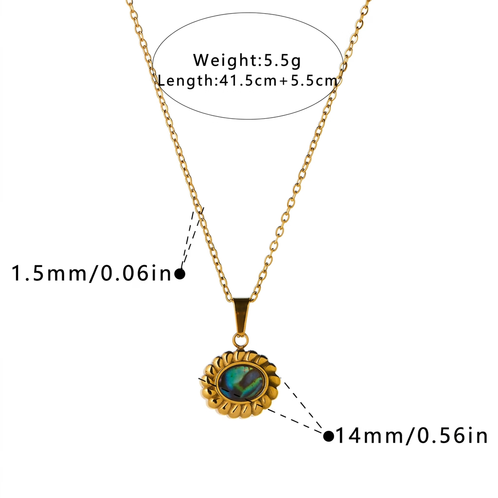 Delphinium Necklace