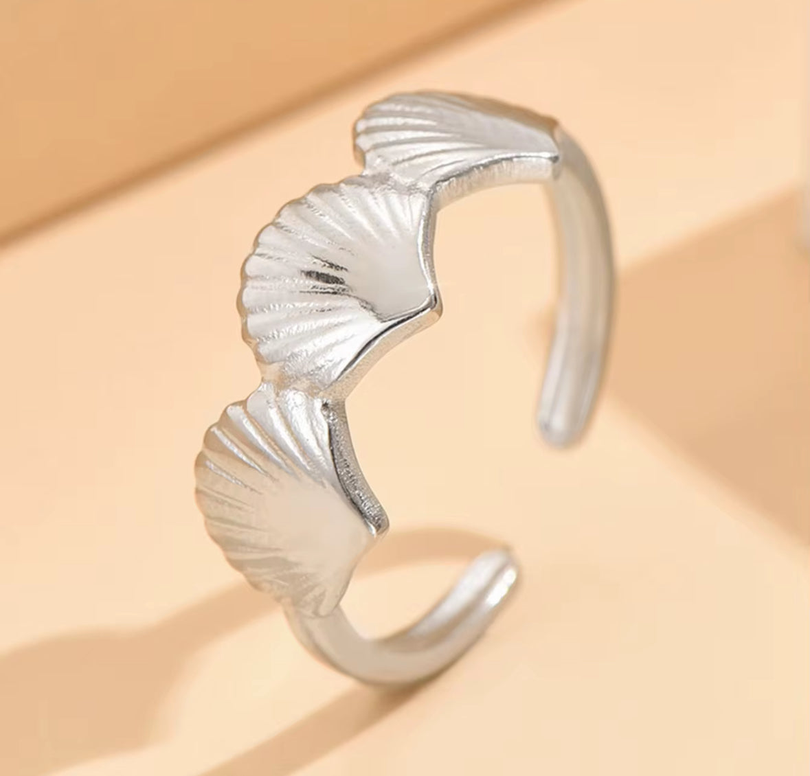 "Blue Lotus" Adjustable Ring