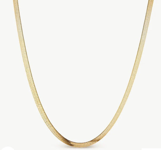 "Wattle" Herringbone Necklace