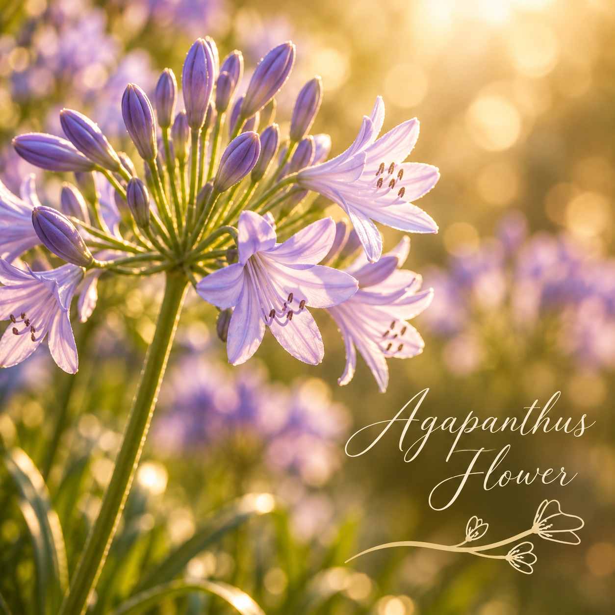 Agapanthus Bead Necklace