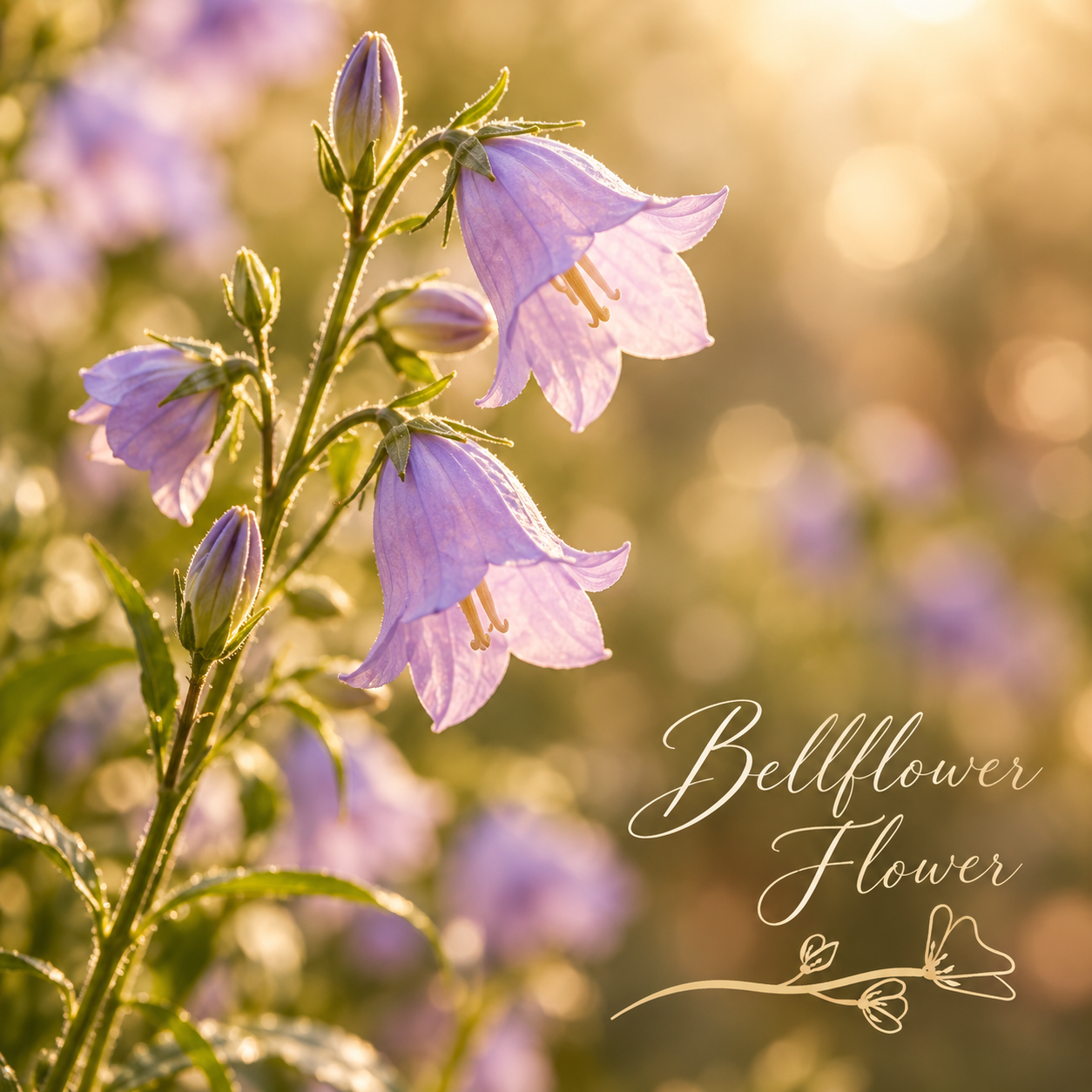 Bellflower Bead Necklace