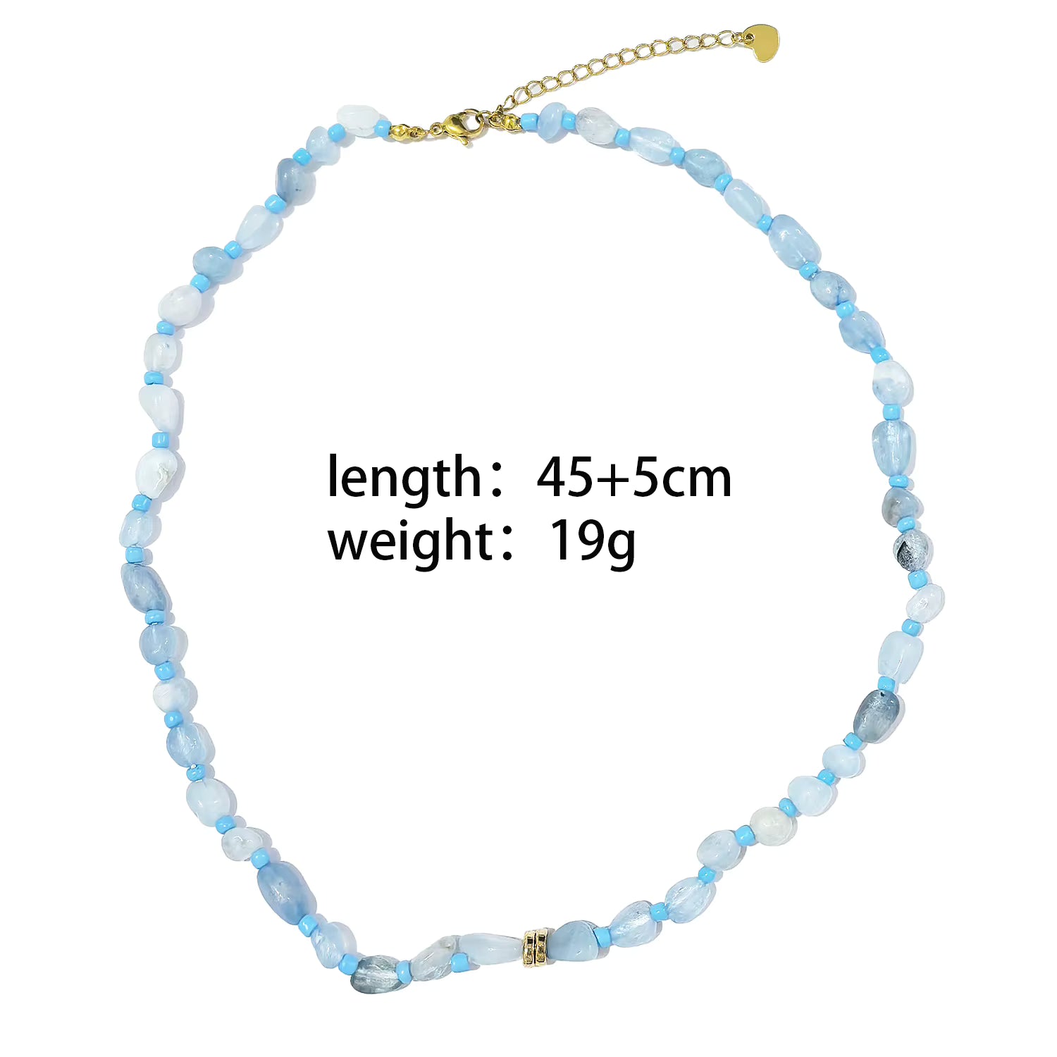 Fish Charm Bead Necklace
