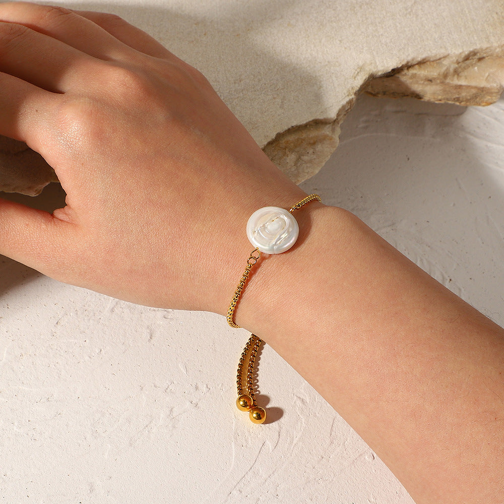 Gardenia Pearl Bracelet