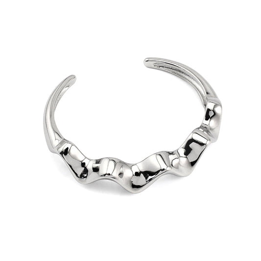 Waterproof hypoallergenic stainless steel cuff 