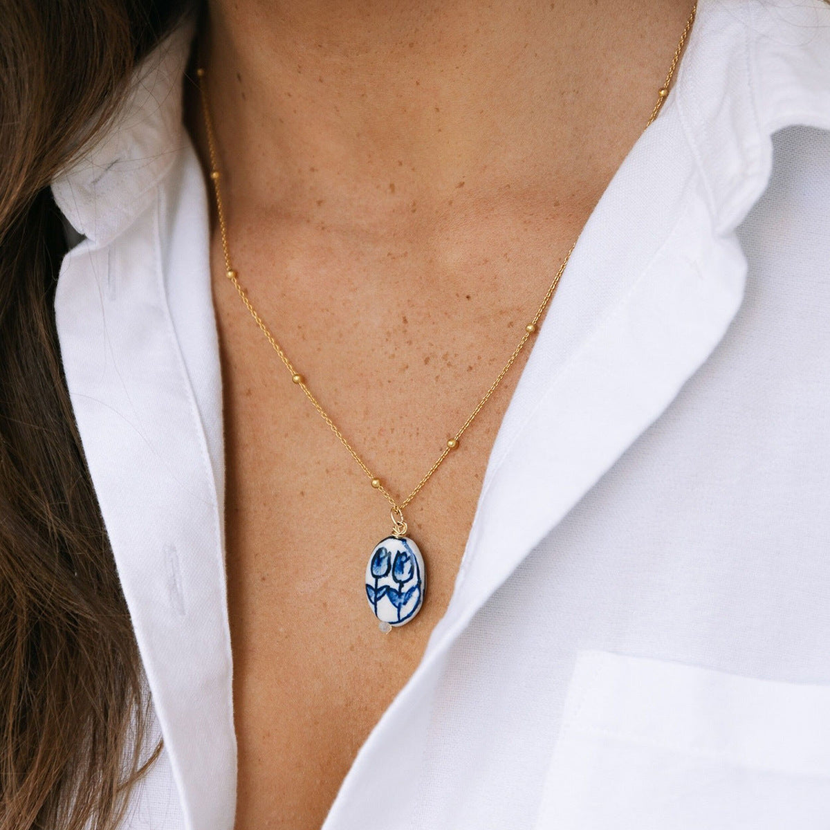 "Tulip" Pendant Necklace