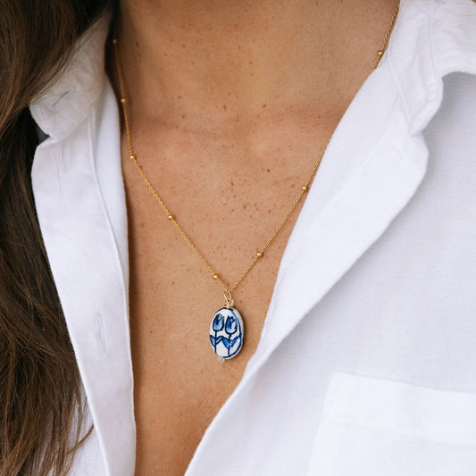 "Tulip" Pendant Necklace