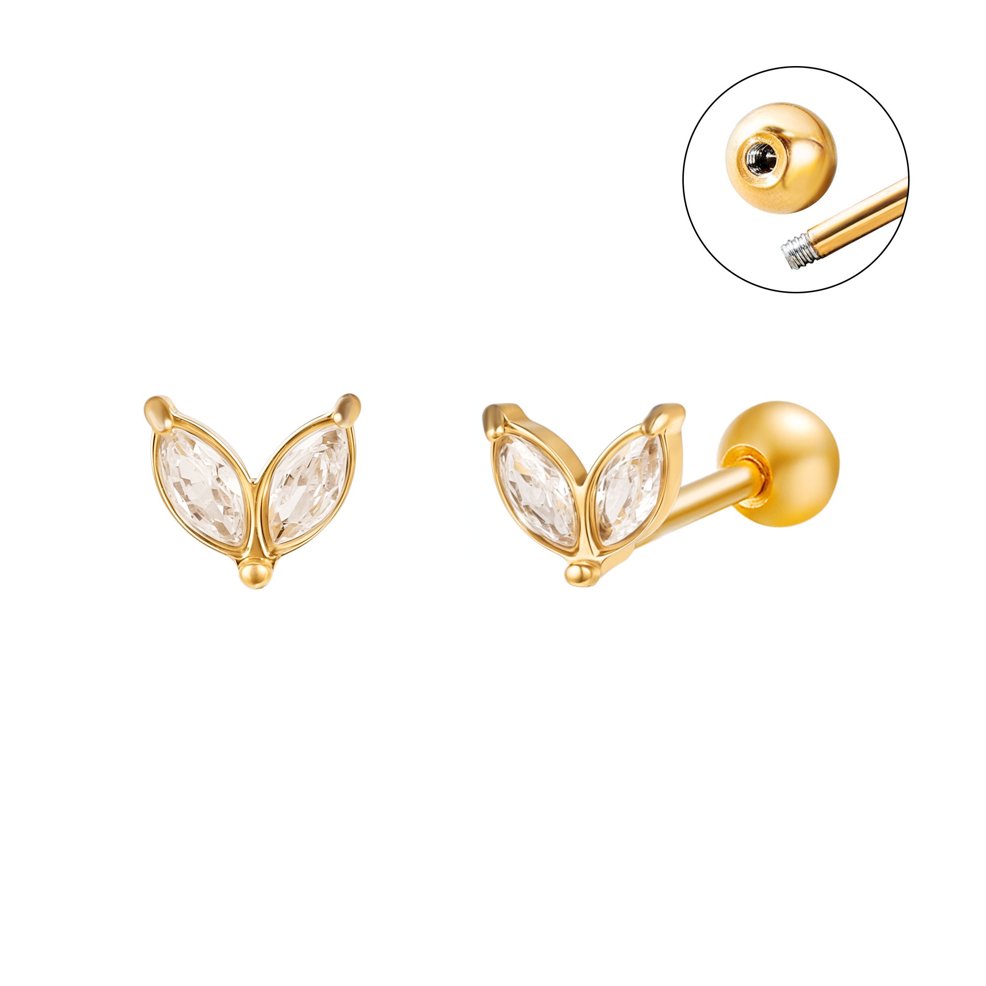 "Petalia" Stud Earrings