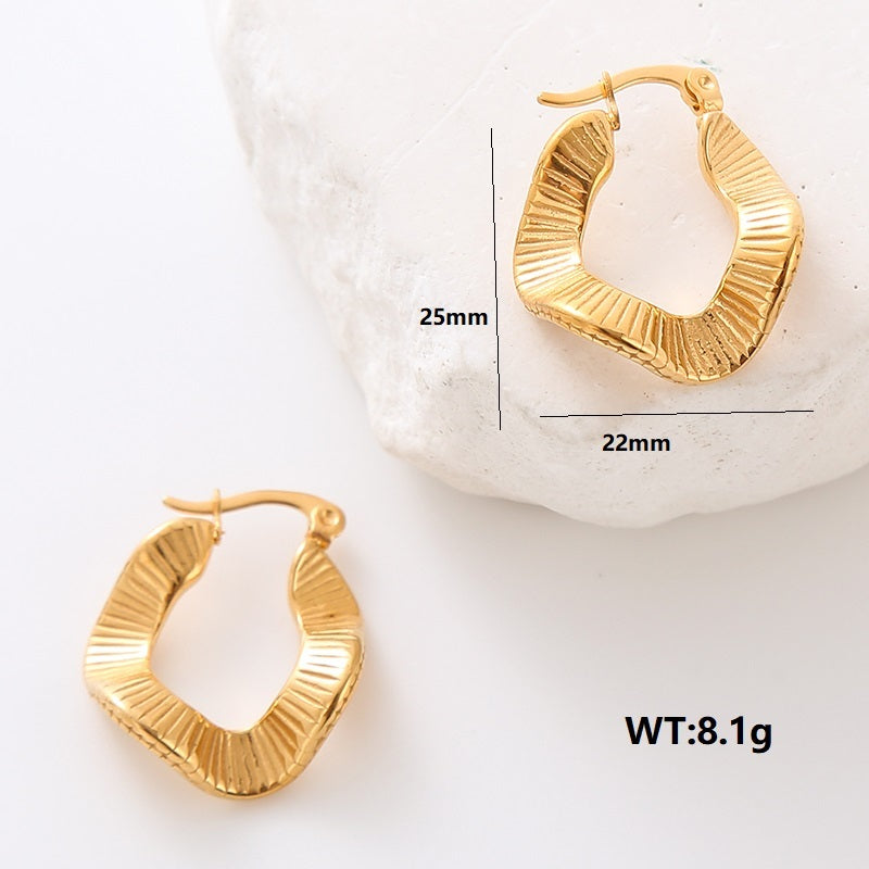 Wave Statement Earrings