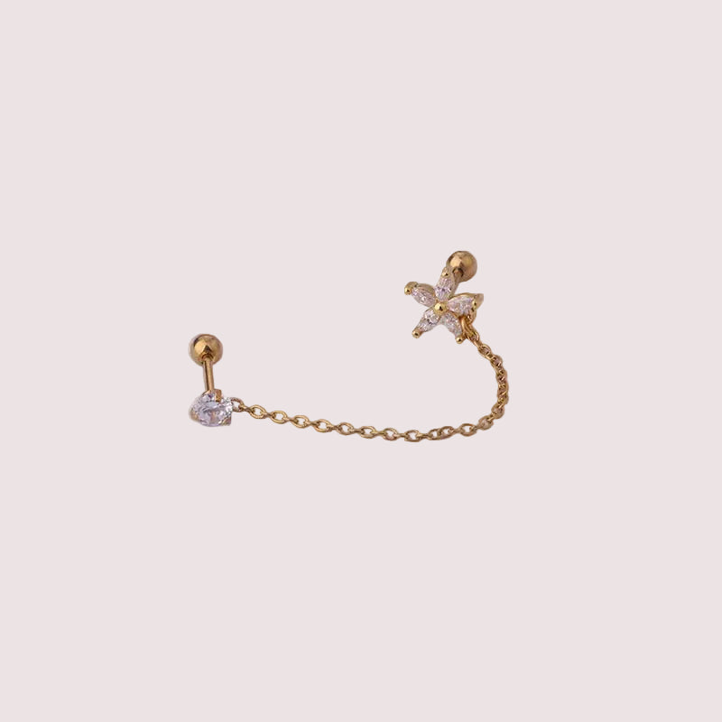 "Daisy-Chain" Helix Earring