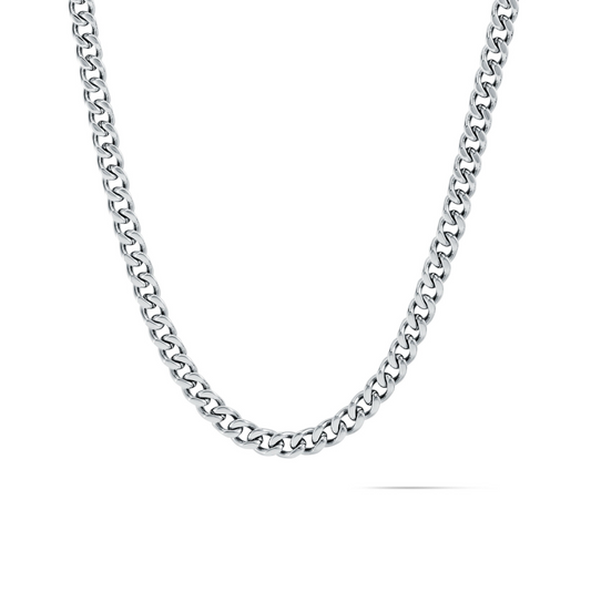 Waterproof Hypoallergenic stainless steel chain necklace 