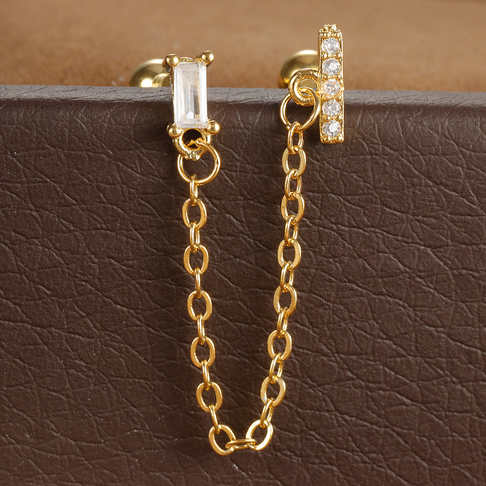 "Daisy-Chain" Helix Earring