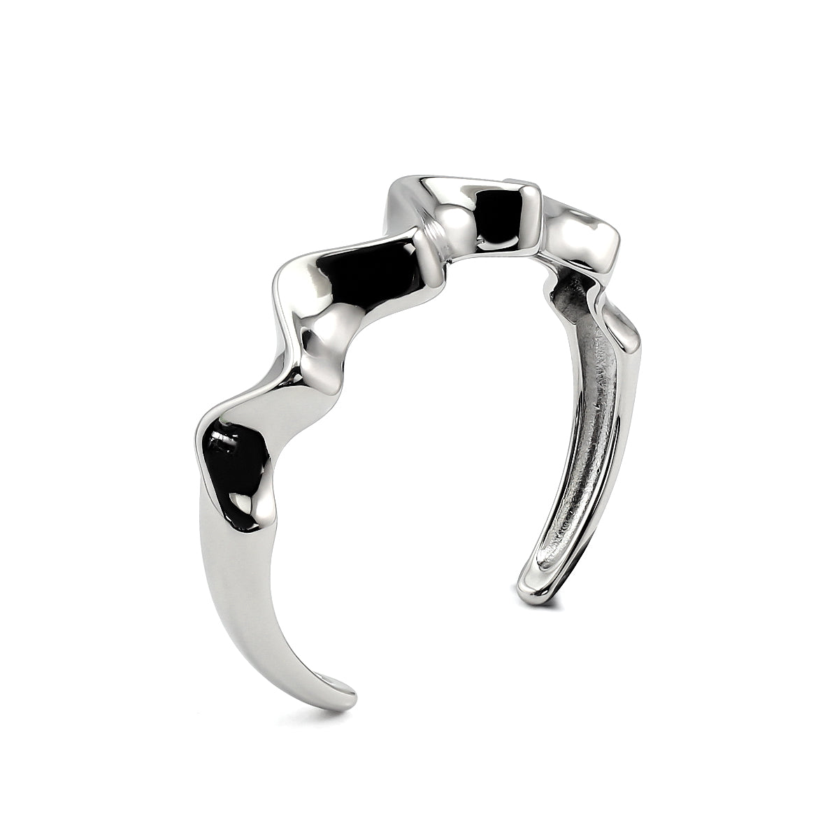 Waterproof hypoallergenic stainless steel cuff 