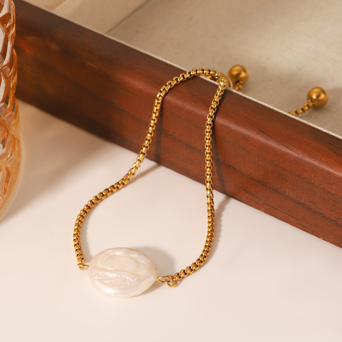 Gardenia Pearl Bracelet