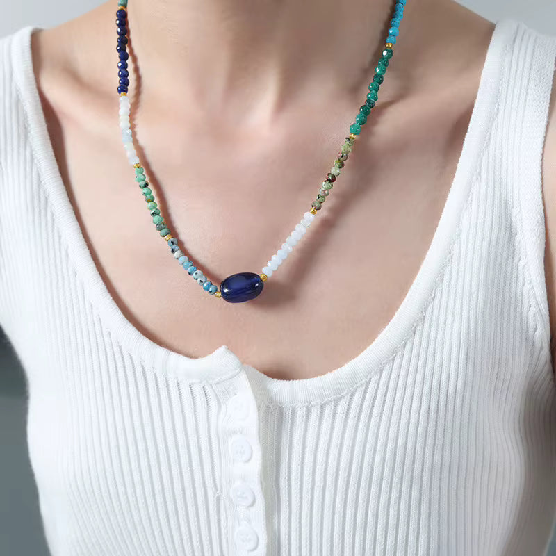 Agate Bead Necklace