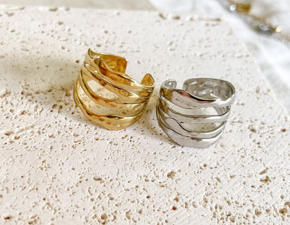 "Mistflower" Adjustable Ring