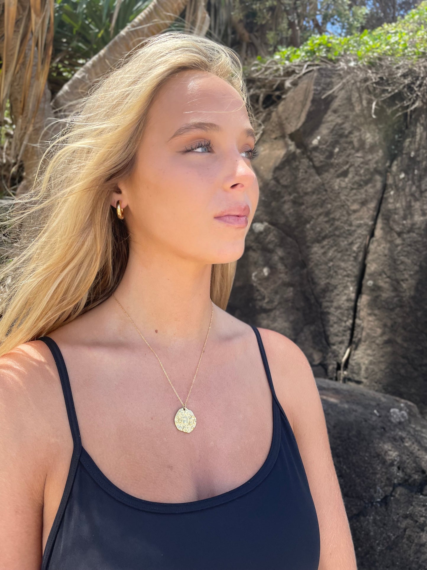"Blue Lotus" Ocean Necklace