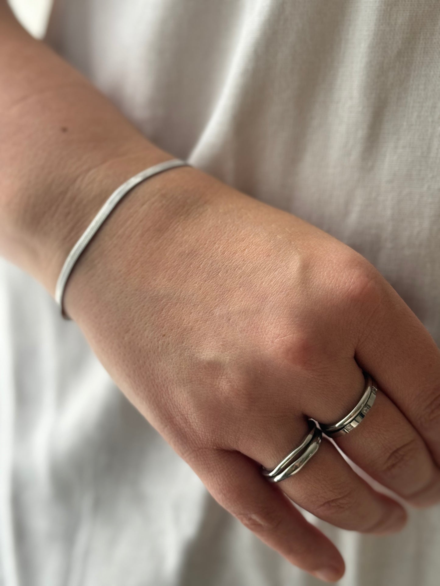 "Wattle" Herringbone Bracelet