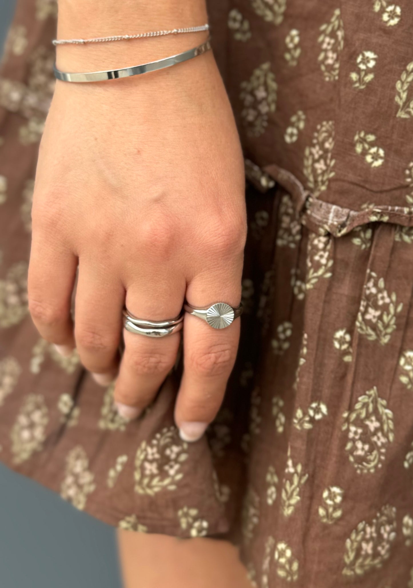 "Protea" Signet Ring