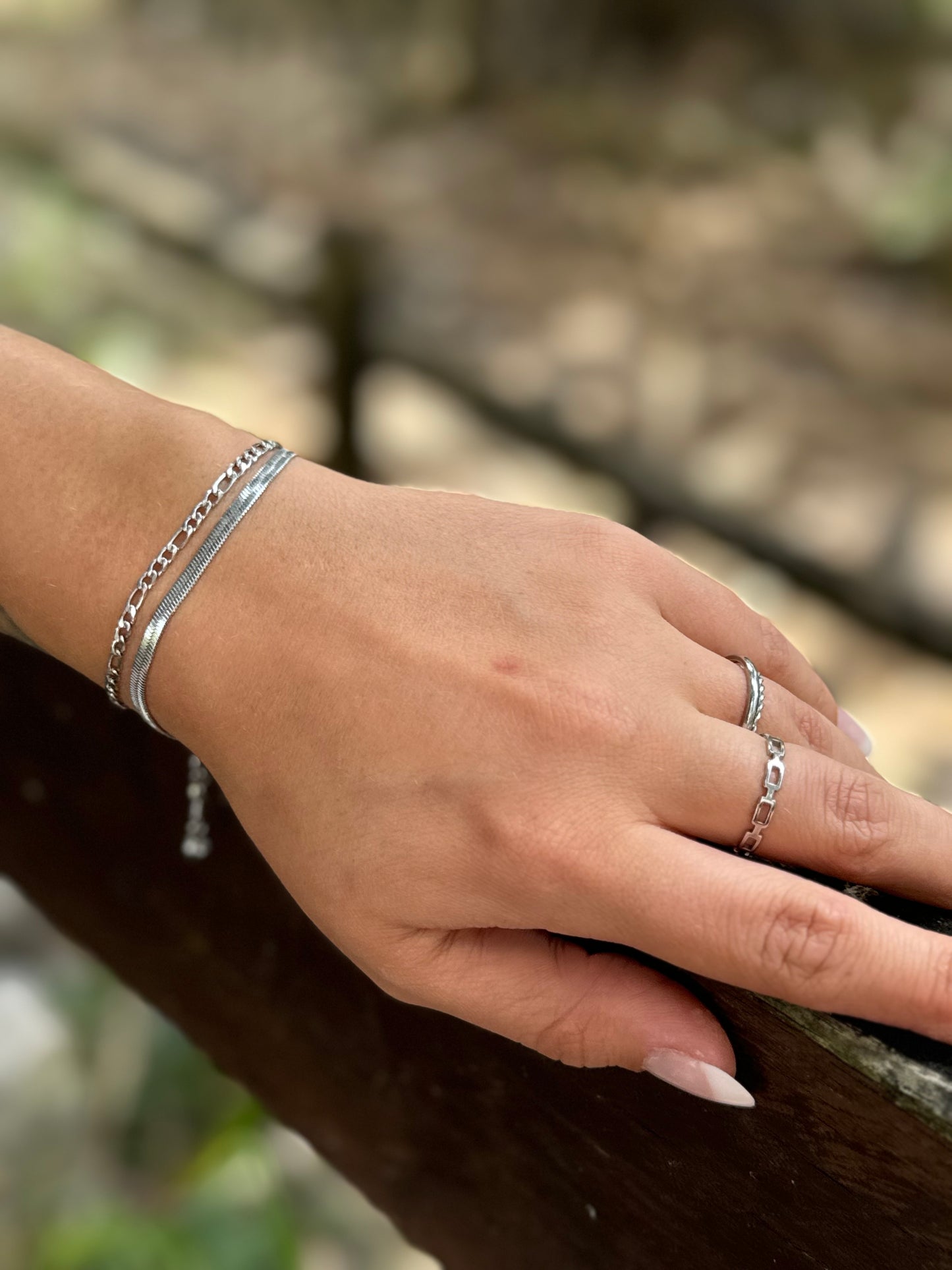 "Wattle" Herringbone Bracelet