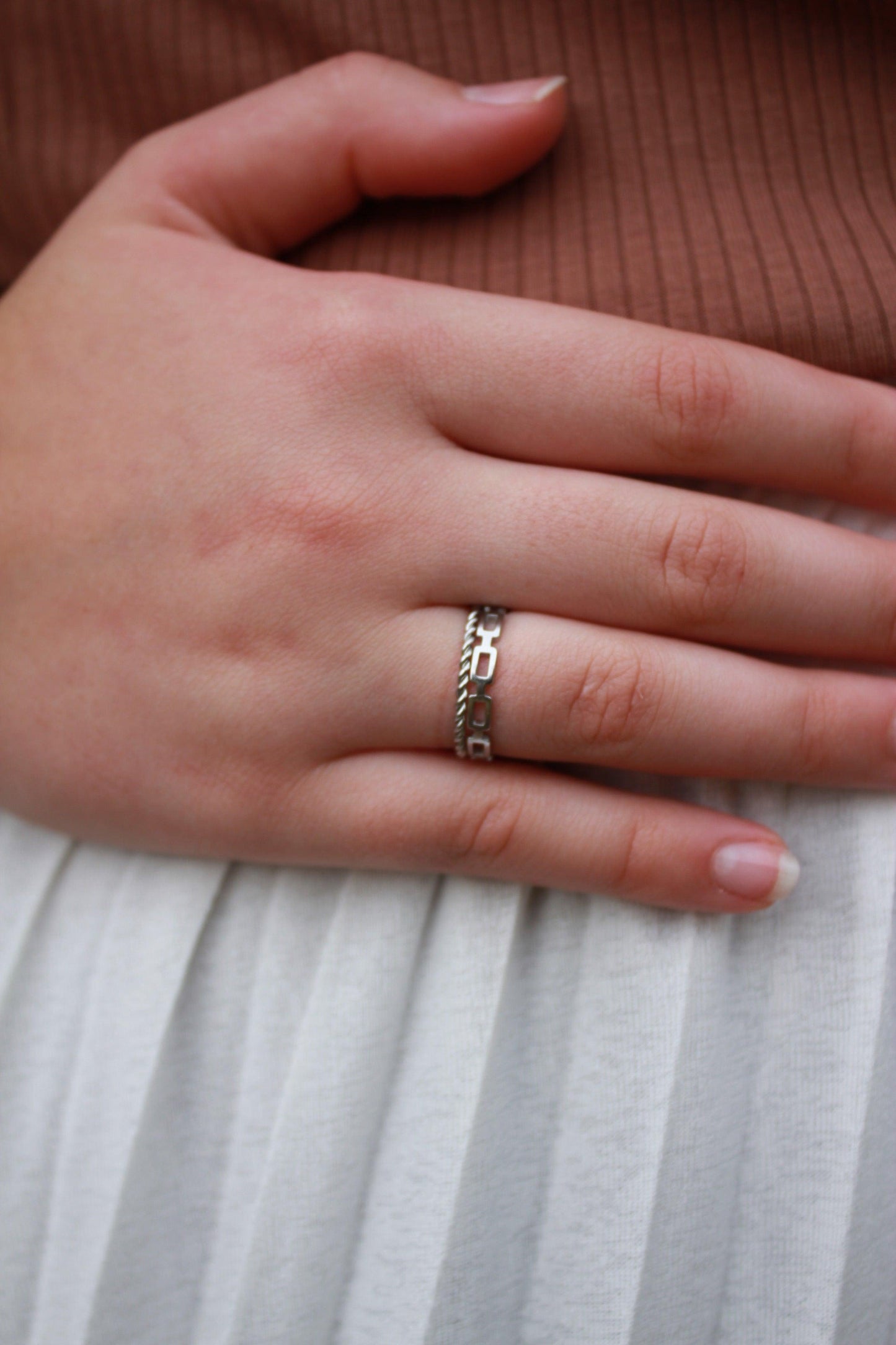"Bellflower" Geometric Rings