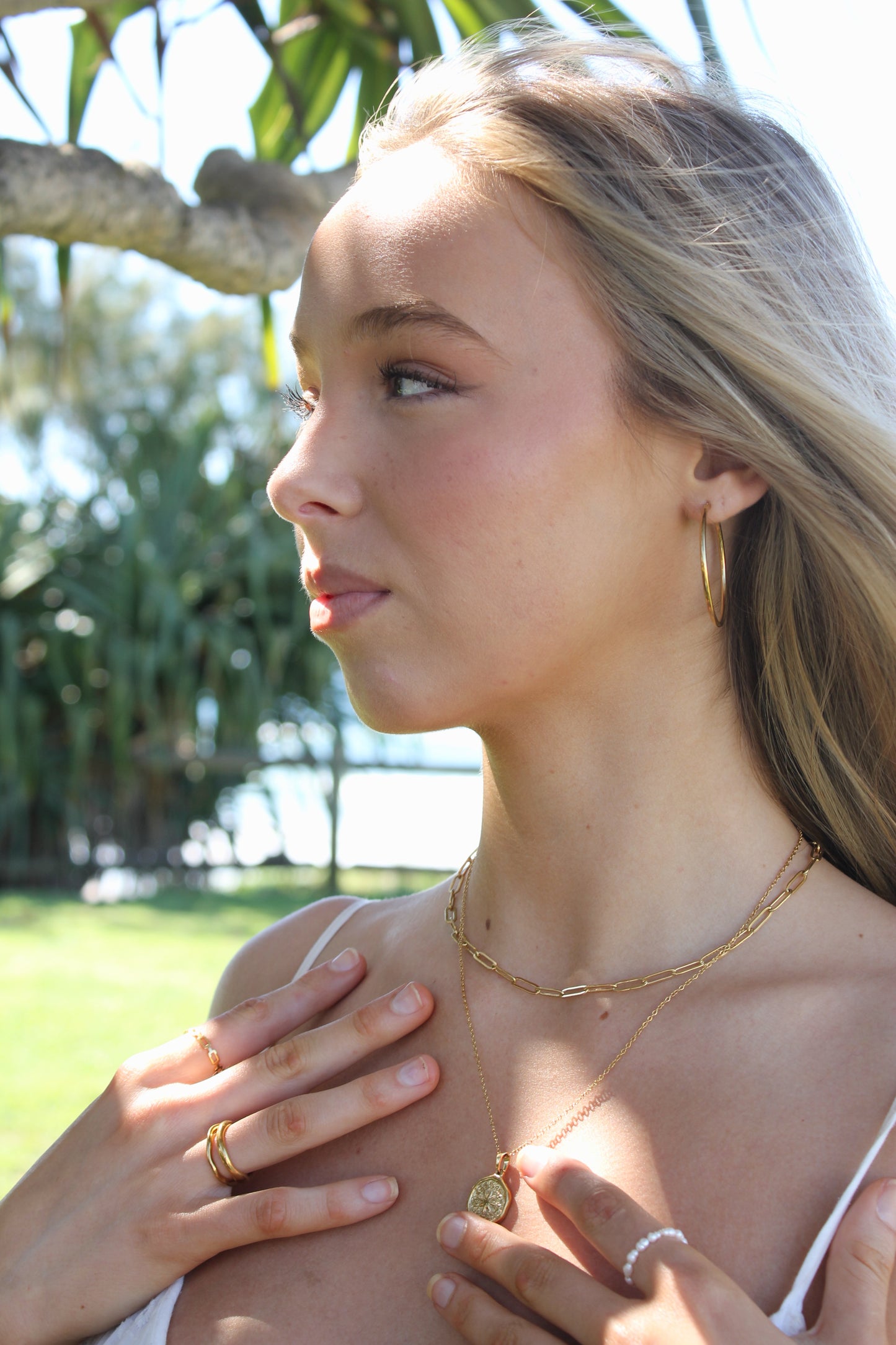 Sunflower Stackable Rings